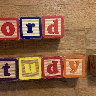 Word Study 1