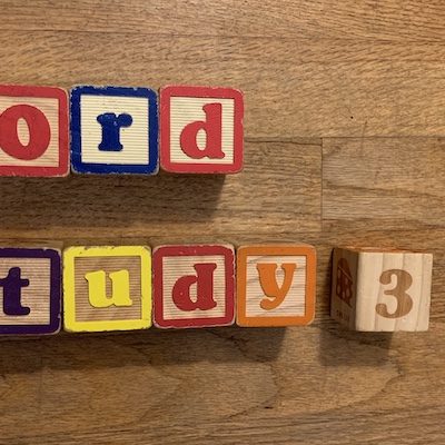Word Study 3