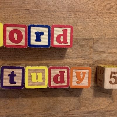 Word Study 5